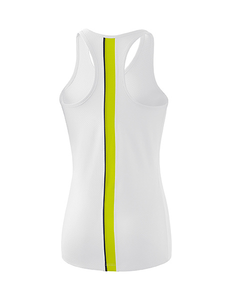 ERIMA SQUAD TANK TOP, WHITE-GREY SLATE-LIME WOMEN. 