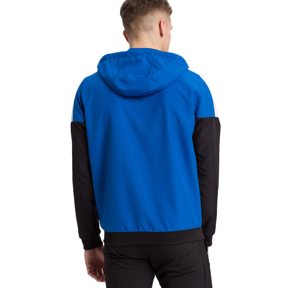 ERIMA SQUAD TRACK TOP JACKET WITH HOOD, ROYAL-BLACK-WHITE MEN. 