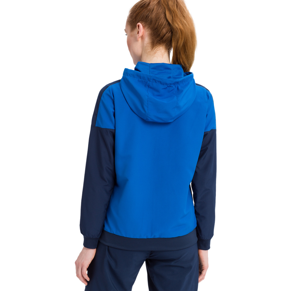 ERIMA SQUAD TRACK TOP JACKET WITH HOOD, ROYAL-NAVY WOMEN. 