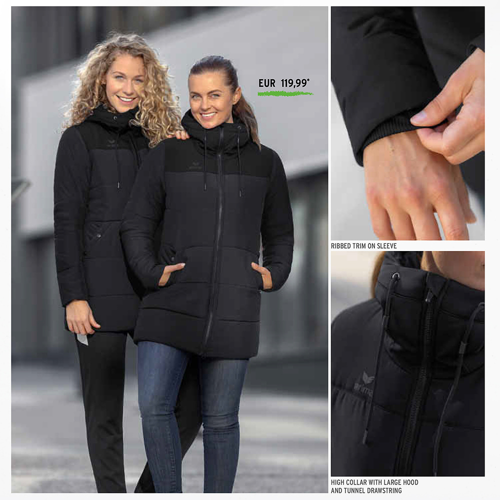 ERIMA SQUAD WINTER JACKET, WOMEN. 