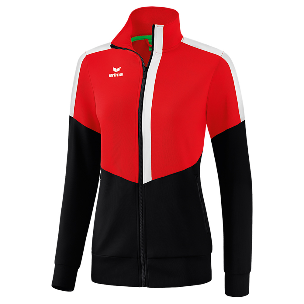 ERIMA SQUAD WORKER JACKET, RED-BLACK-WHITE WOMEN. 