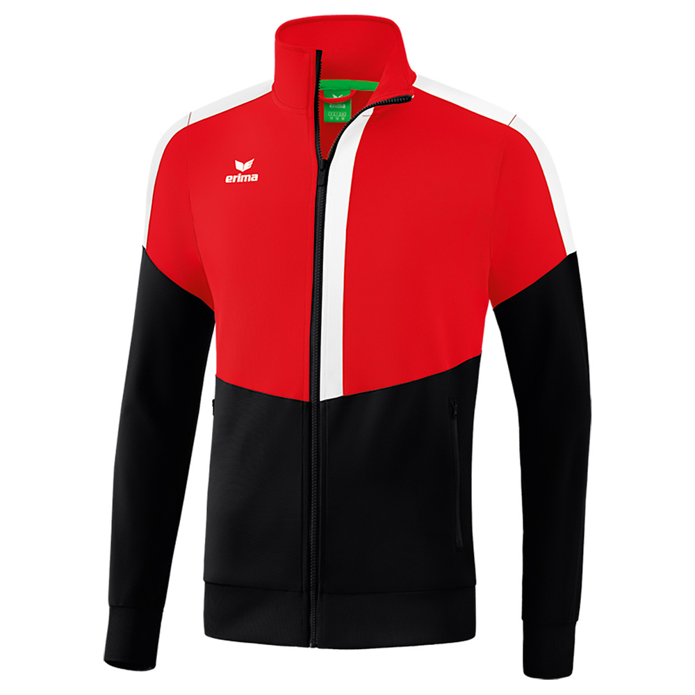 ERIMA SQUAD WORKER JACKET RED BLACK WHITE MEN