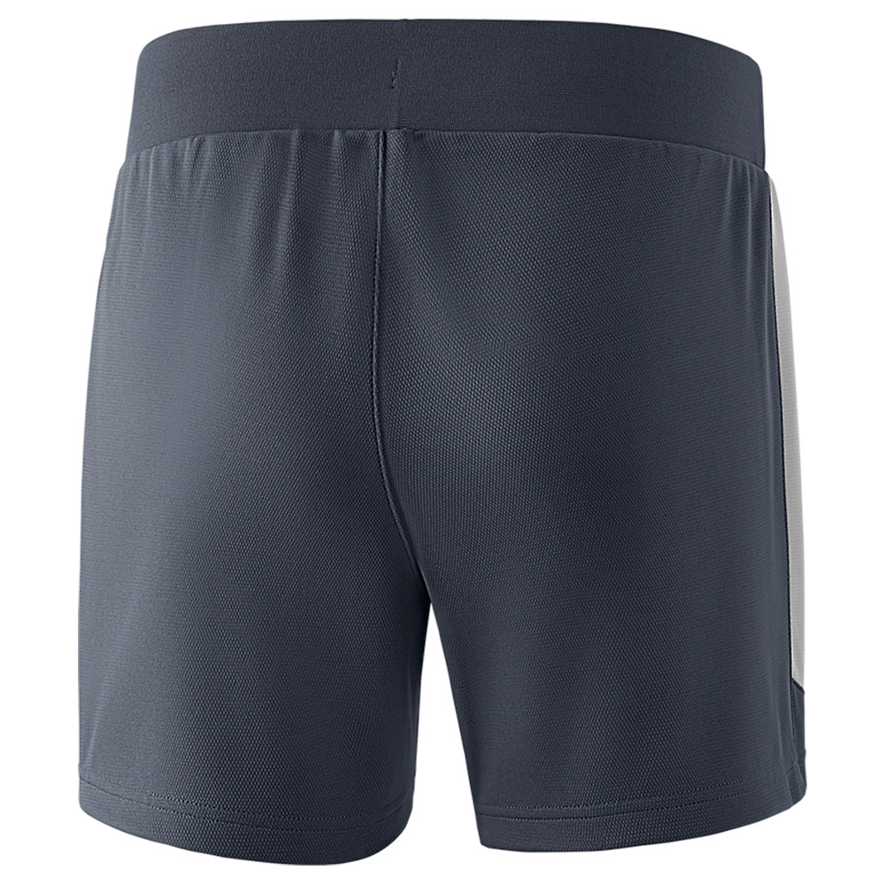 ERIMA SQUAD WORKER SHORTS, GRIS PIZARRA-GRIS PLATA MUJER. 