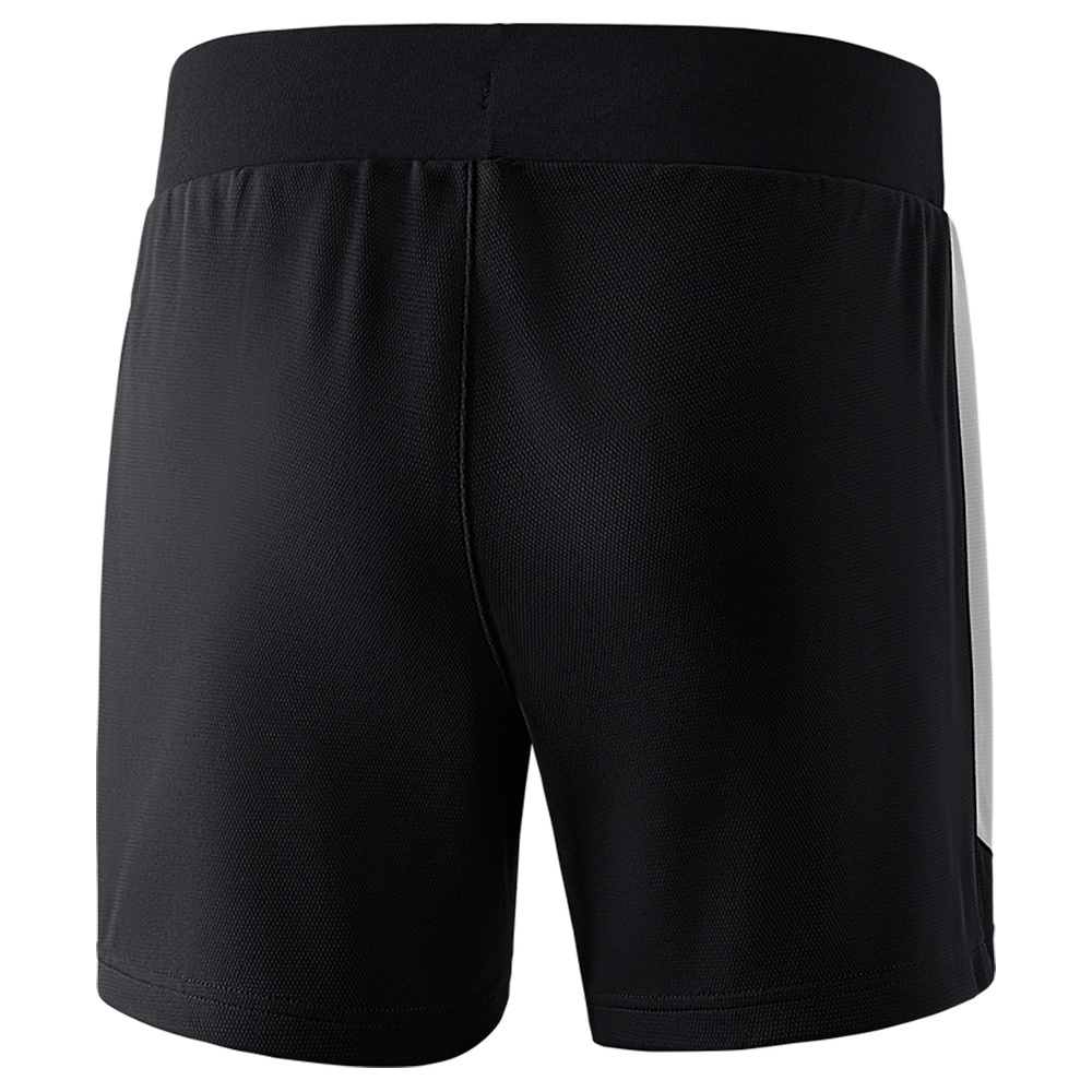 ERIMA SQUAD WORKER SHORTS, NEGRO-GRIS MUJER. 