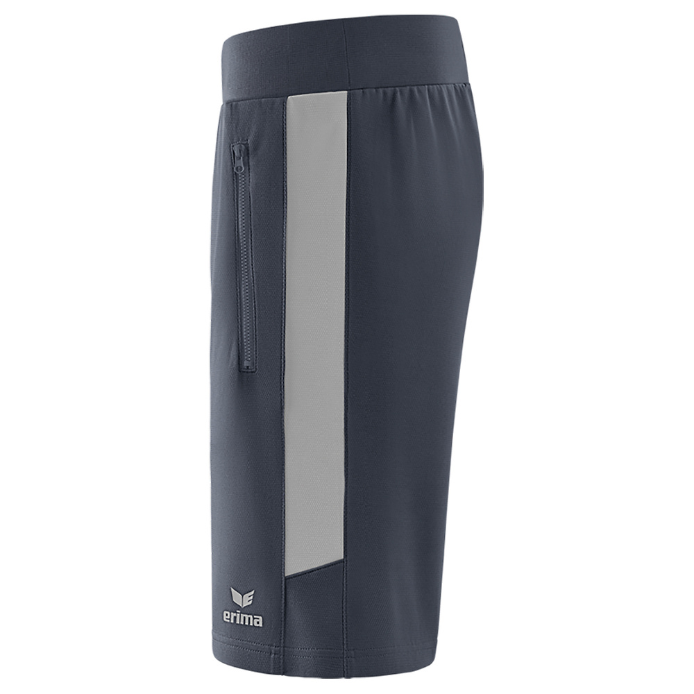 ERIMA SQUAD WORKER SHORTS, SLATE GREY-SILVER GREY MEN. 