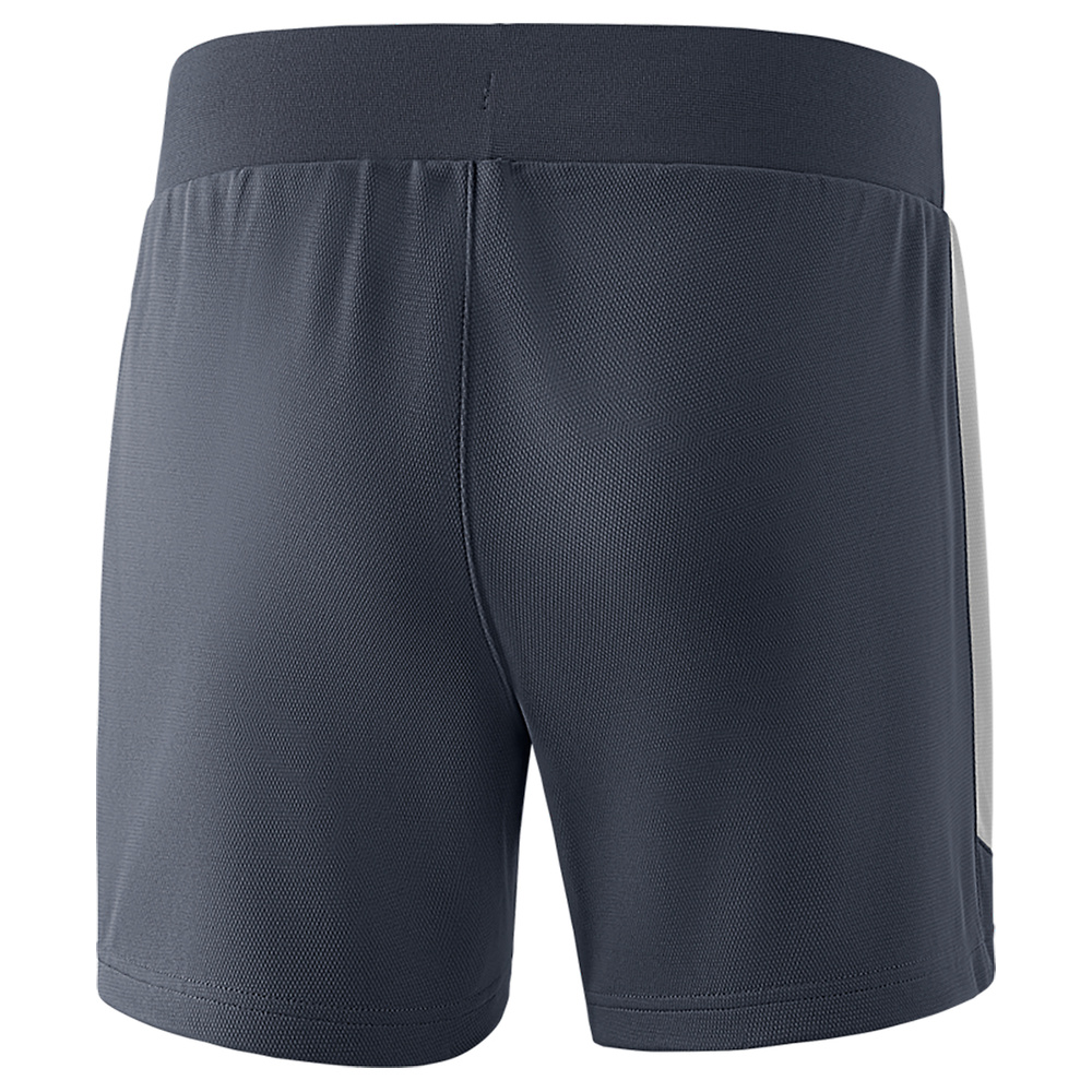 ERIMA SQUAD WORKER SHORTS, SLATE GREY-SILVER GREY WOMEN. 