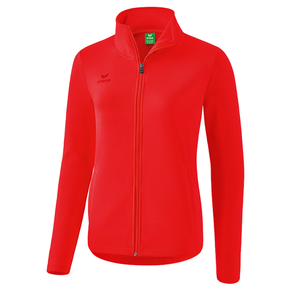 ERIMA SWEAT JACKET, RED WOMEN. 