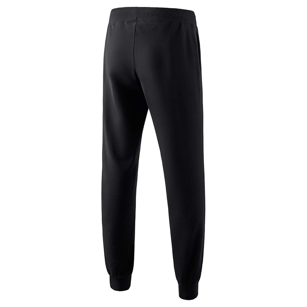 ERIMA SWEATPANTS WITH NARROW WAISTBAND, BLACK KIDS. 