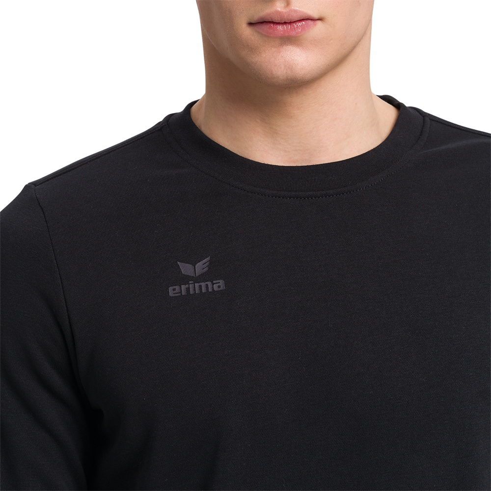 ERIMA SWEATSHIRT, BLACK KIDS. 