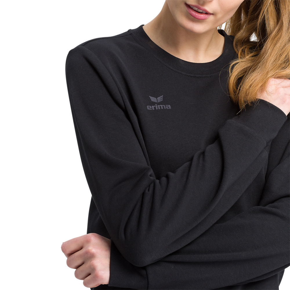 ERIMA SWEATSHIRT, BLACK KIDS. 