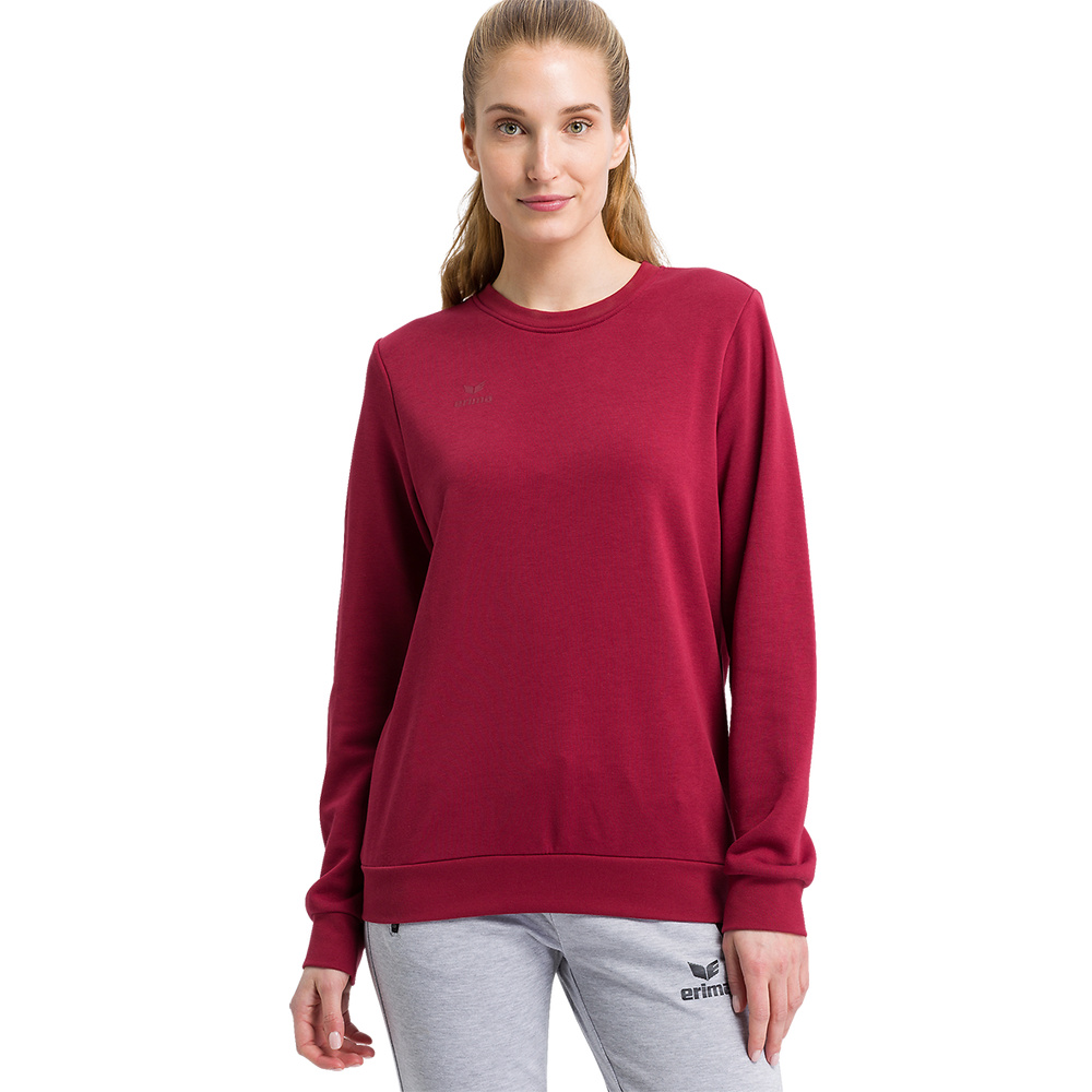 ERIMA SWEATSHIRT, BORDEAUX UNISEX. 