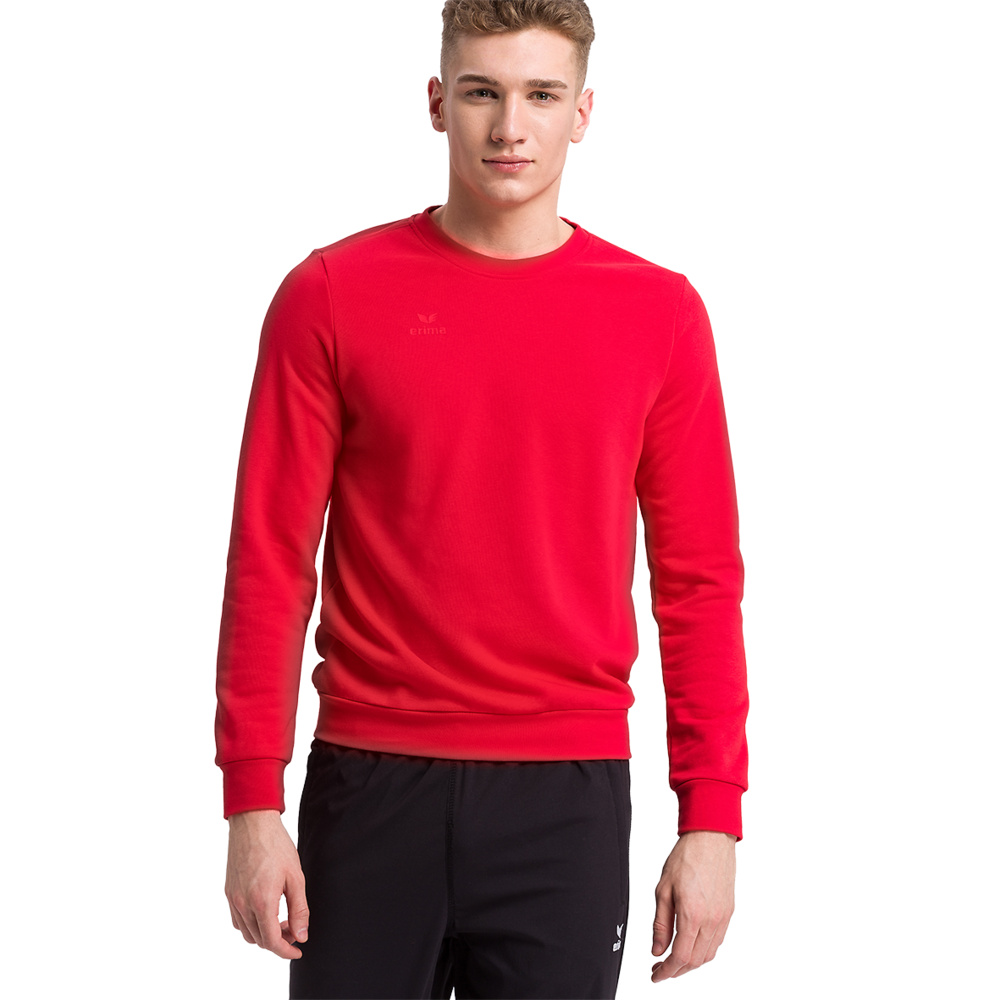 ERIMA SWEATSHIRT, RED KIDS. 