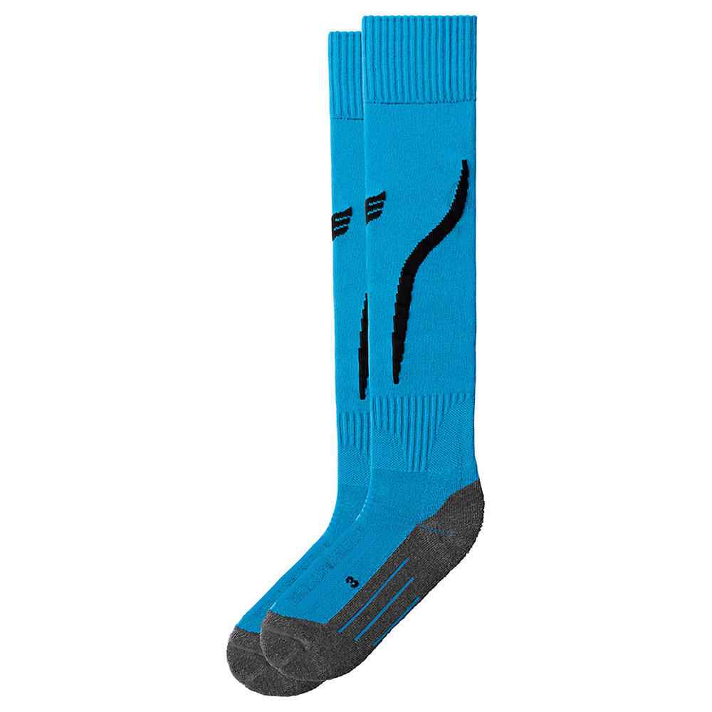 ERIMA TANARO FOOTBALL SOCKS, CURACAO-BLACK UNISEX. 