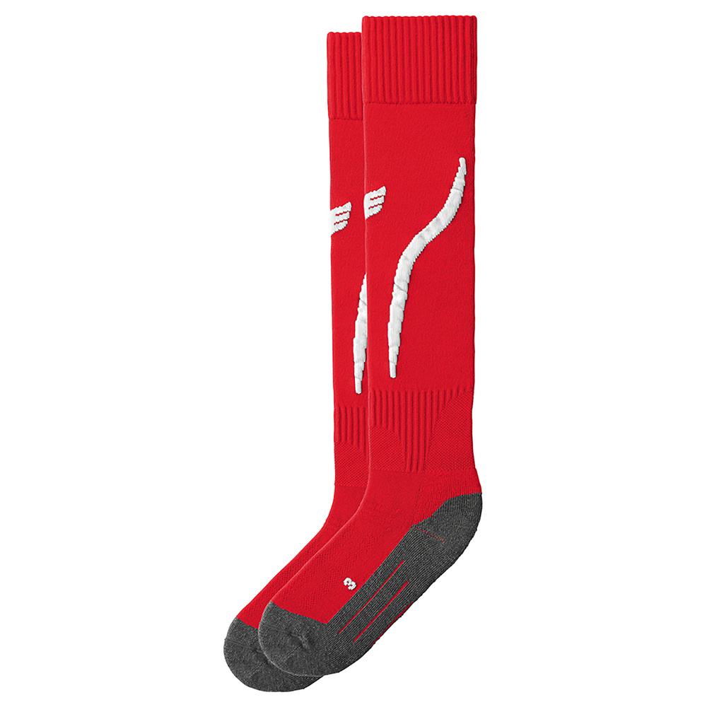 ERIMA TANARO FOOTBALL SOCKS, RED-WHITE UNISEX. 