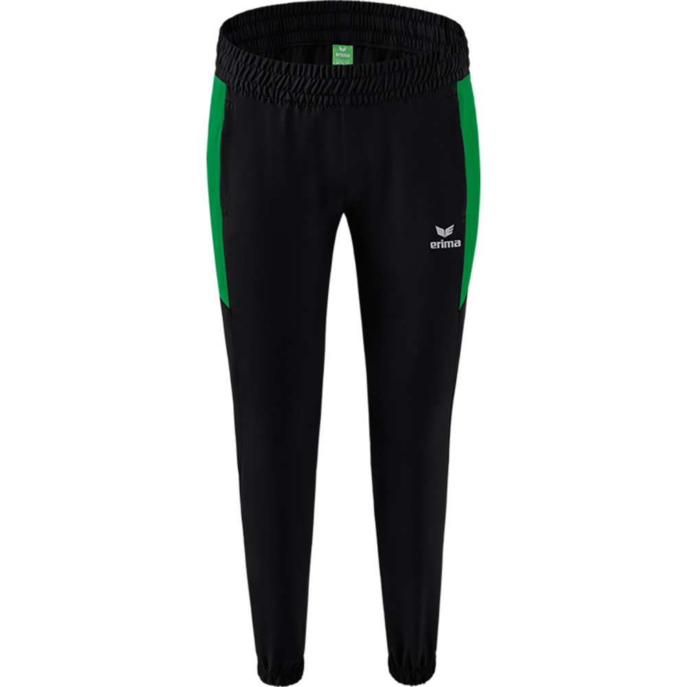 ERIMA TEAM PRESENTATION PANTS, BLACK-EMERALD WOMEN. 