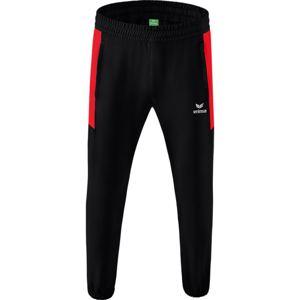 ERIMA TEAM PRESENTATION PANTS, BLACK-RED KIDS. 