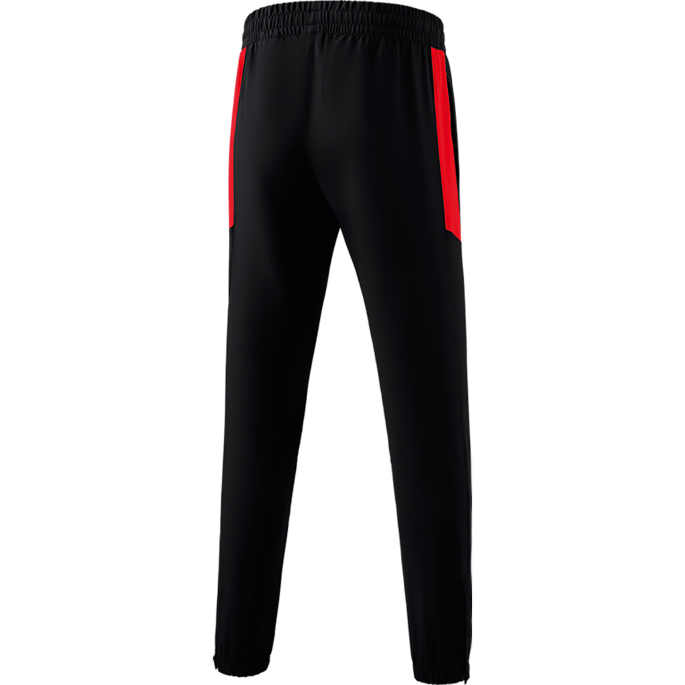 ERIMA TEAM PRESENTATION PANTS, BLACK-RED KIDS. 