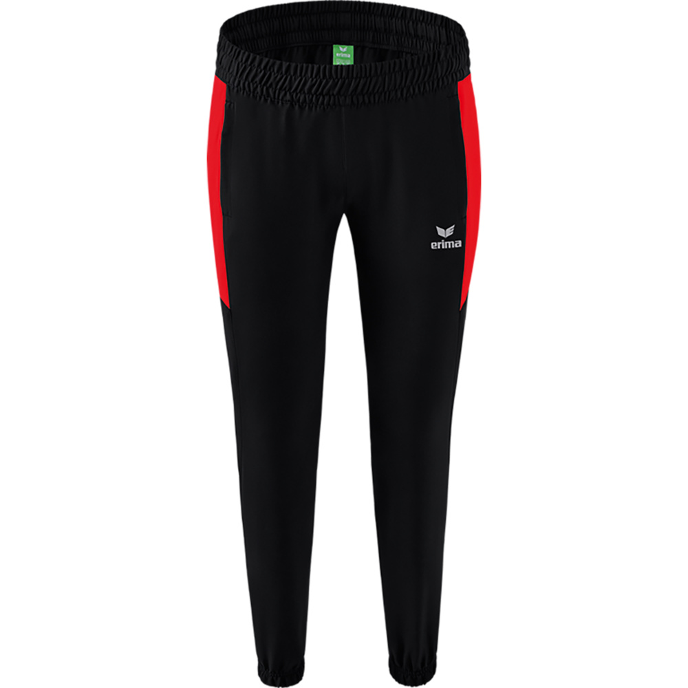 ERIMA TEAM PRESENTATION PANTS, BLACK-RED WOMEN. 