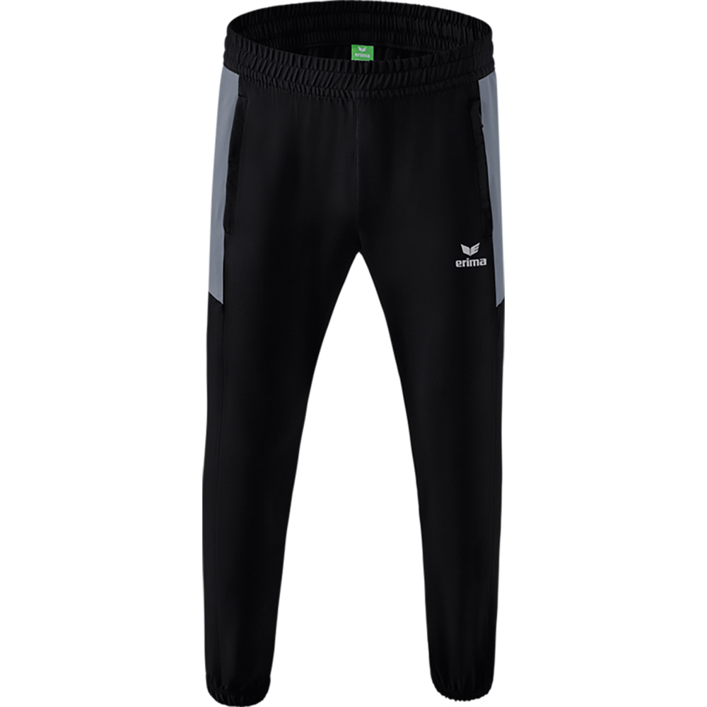 ERIMA TEAM PRESENTATION PANTS, BLACK-SLATE GREY KIDS. 