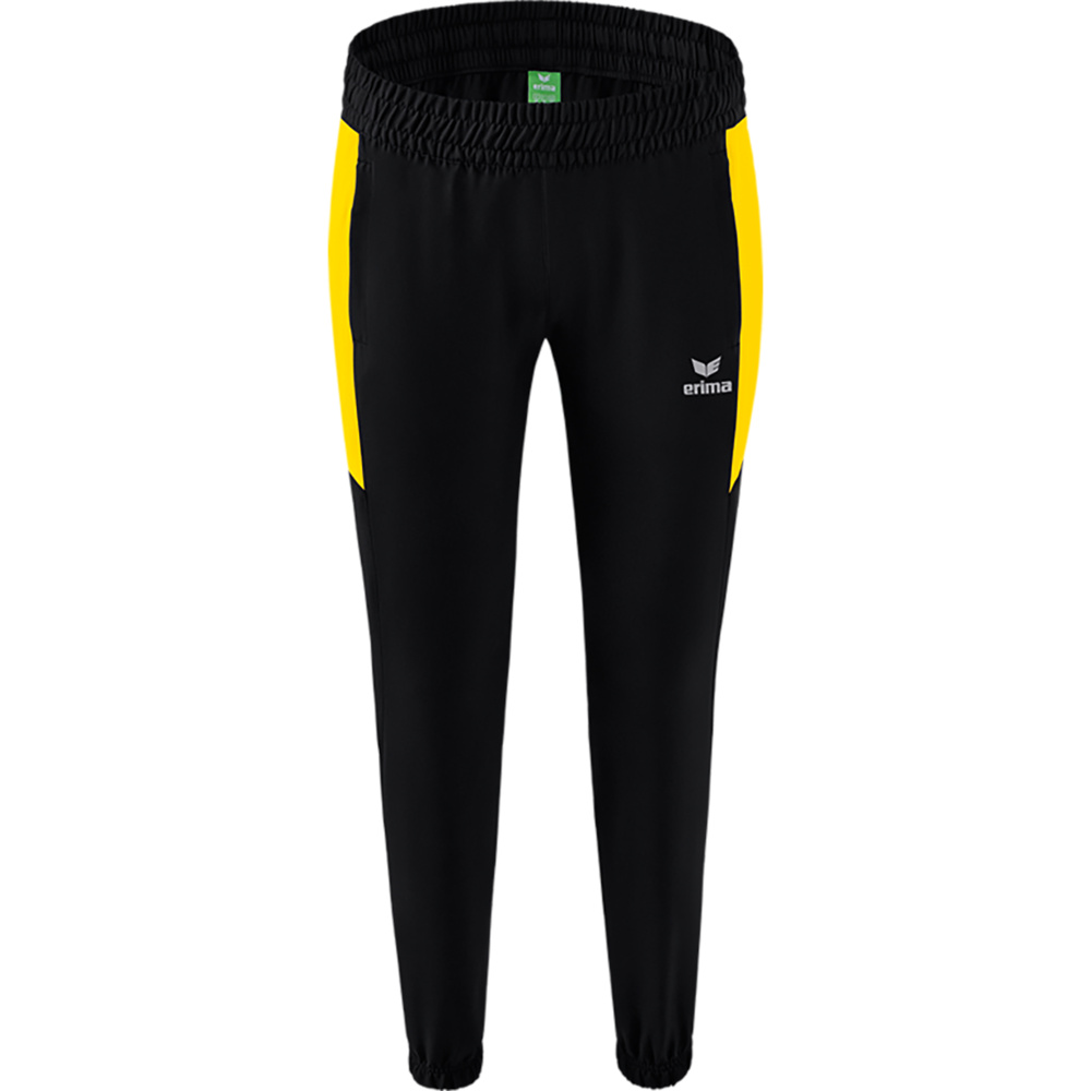 ERIMA TEAM PRESENTATION PANTS, BLACK-YELLOW WOMEN. 