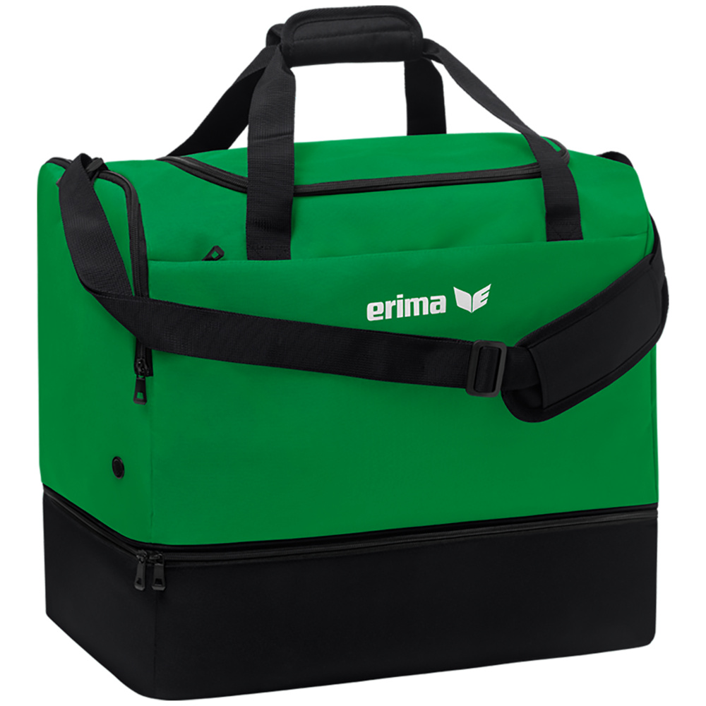 ERIMA TEAM SPORTS BAG WITH BOTTOM COMPARTMENT, EMERALD. 