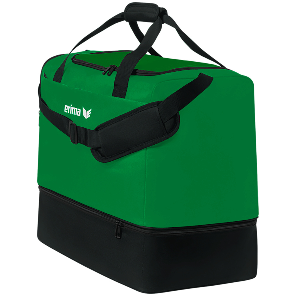 ERIMA TEAM SPORTS BAG WITH BOTTOM COMPARTMENT, EMERALD. 