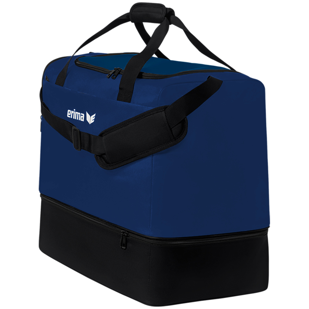 ERIMA TEAM SPORTS BAG WITH BOTTOM COMPARTMENT, NEW NAVY. 