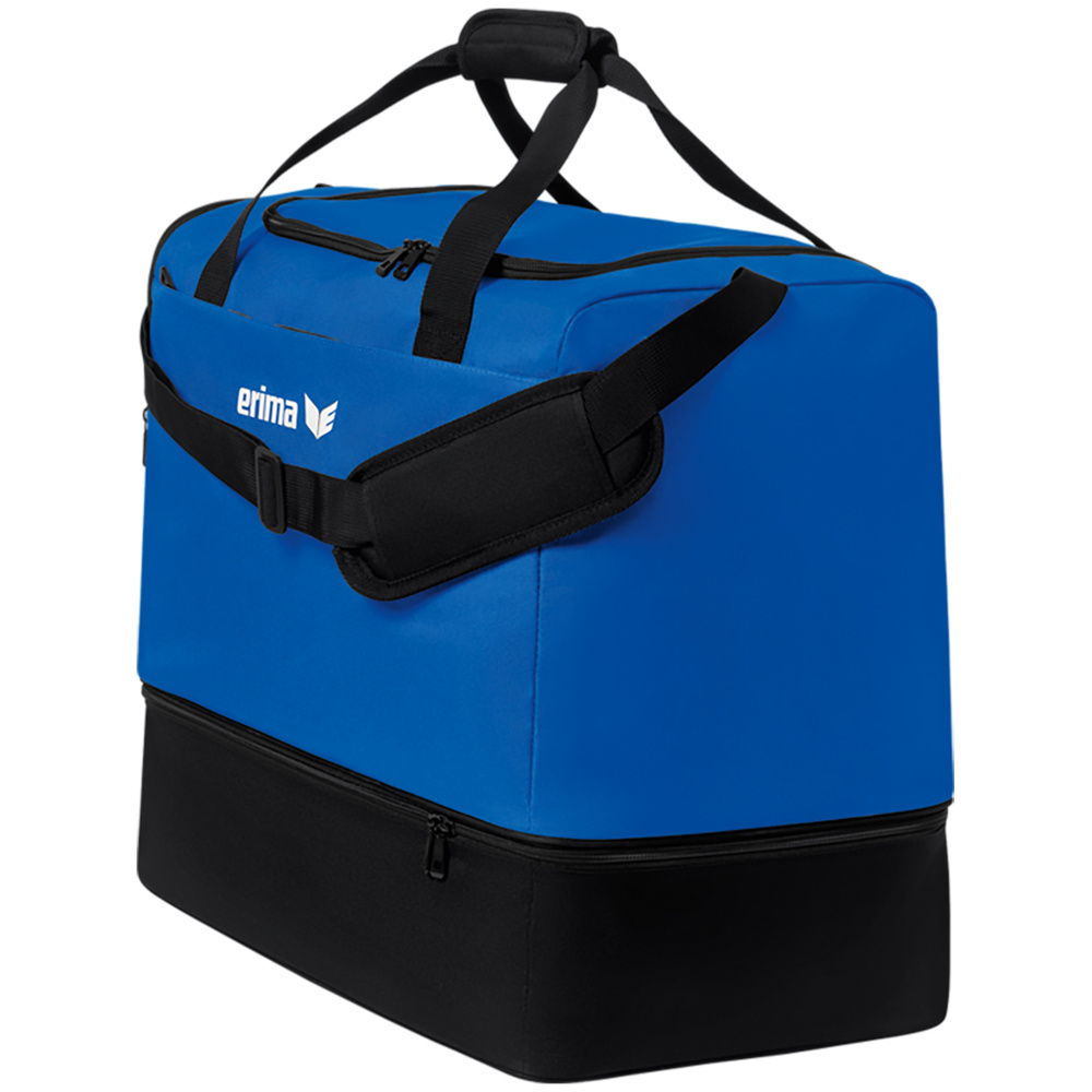 ERIMA TEAM SPORTS BAG WITH BOTTOM COMPARTMENT, NEW ROYAL. 