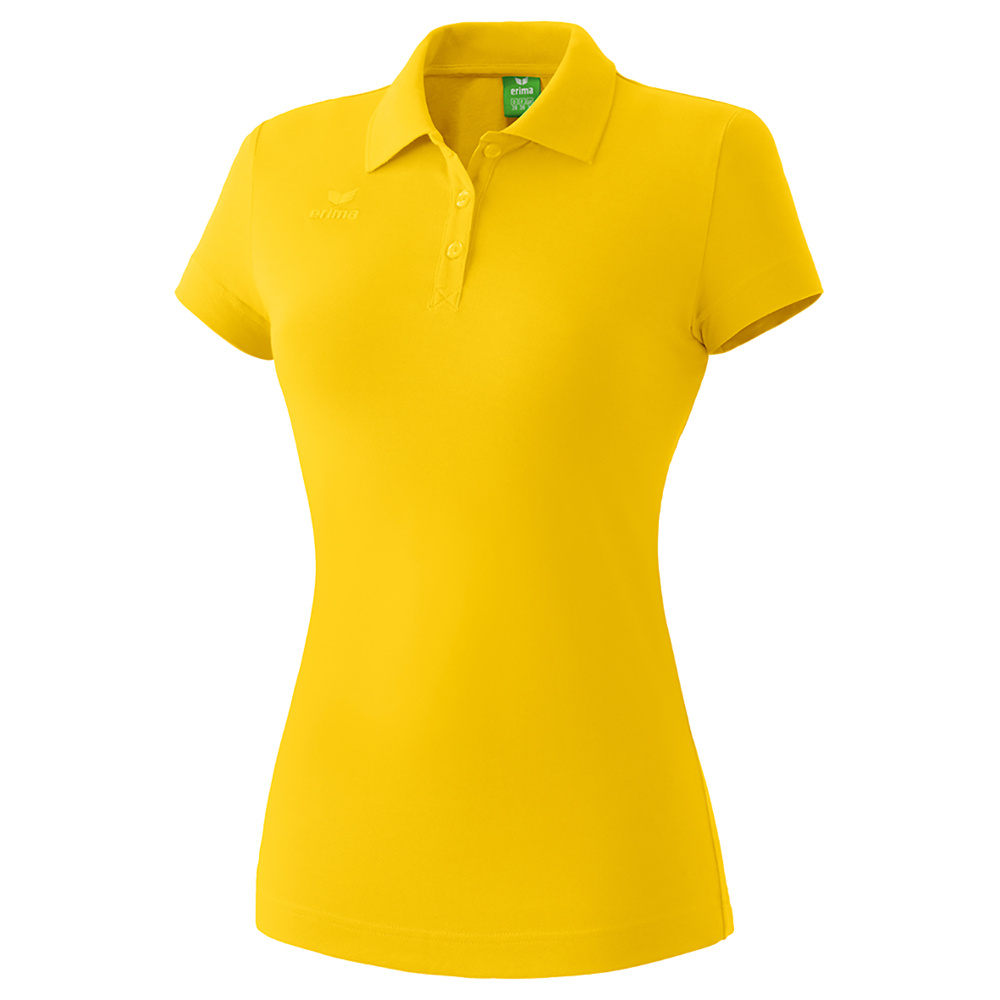 ERIMA TEAMSPORTS POLO-SHIRT, YELLOW WOMEN. 