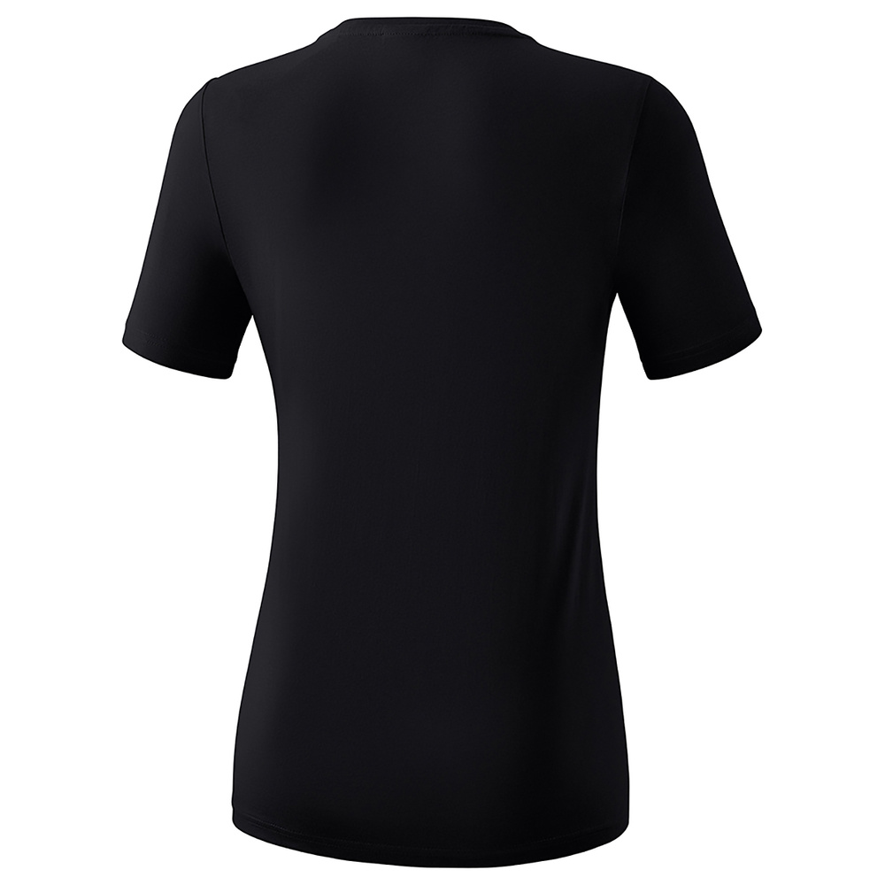 ERIMA TEAMSPORTS T-SHIRT, BLACK LADIES. 