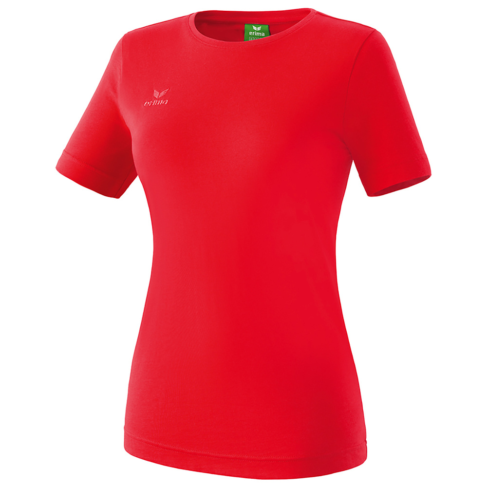 ERIMA TEAMSPORTS T-SHIRT, RED LADIES. 