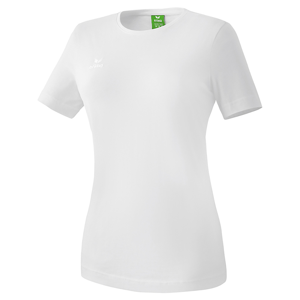 ERIMA TEAMSPORTS T-SHIRT, WHITE LADIES. 