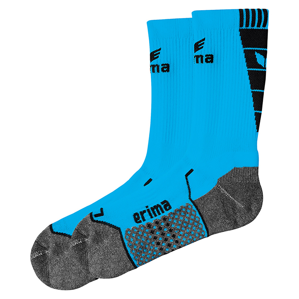 ERIMA TRAINING SOCKS, CURACAO-BLACK UNISEX. 