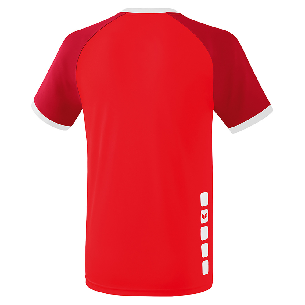 ERIMA ZENARI 3.0 CAMISETA MANGA CORTA, ROJA-RUBÍ-BLANCA HOMBRE. 