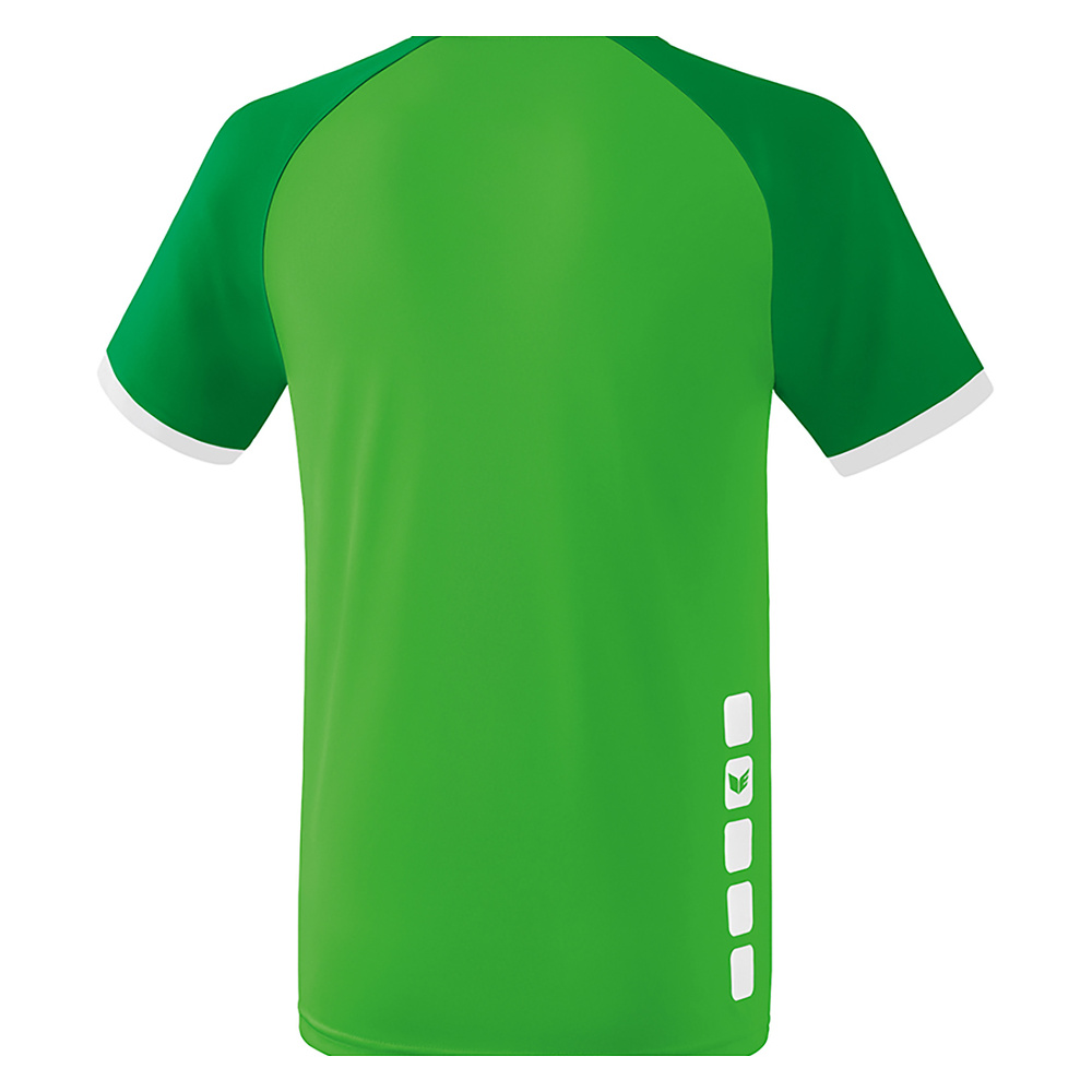 ERIMA ZENARI 3.0 CAMISETA MANGA CORTA, VERDE-ESMERALDA-BLANCA HOMBRE. 