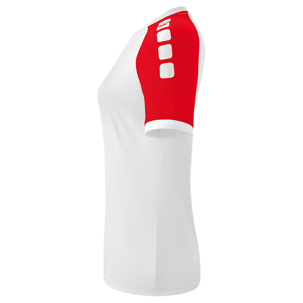 ERIMA ZENARI 3.0 CAMISETA WOMENGA CORTA, BLANCA-ROJA MUJER. 