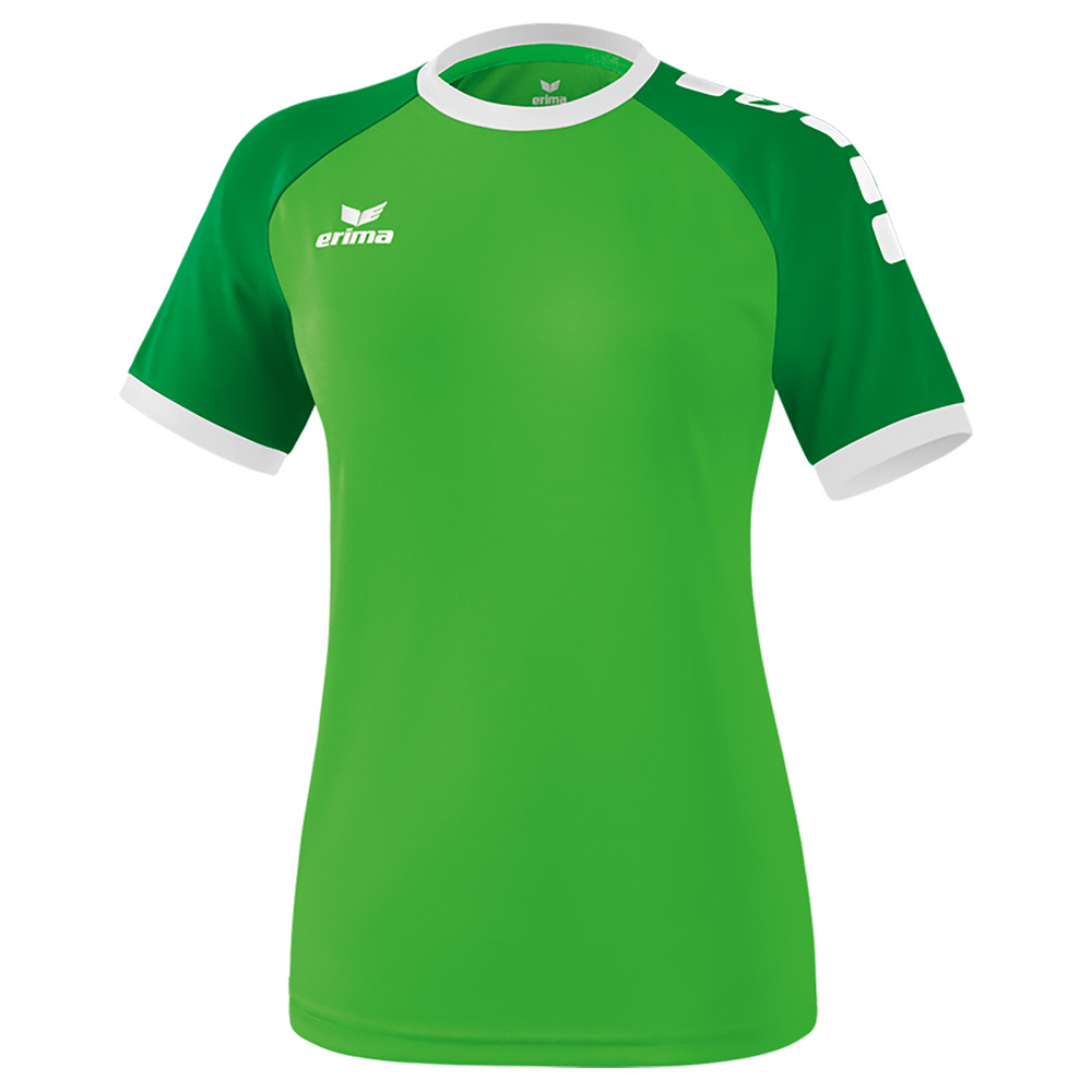 ERIMA ZENARI 3.0 CAMISETA WOMENGA CORTA, VERDE-ESMERALDA-BLANCA MUJER. 