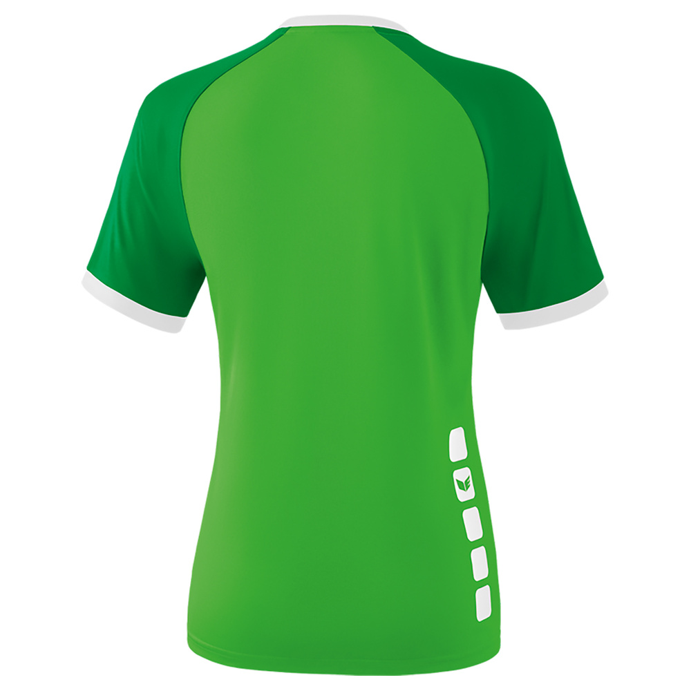 ERIMA ZENARI 3.0 CAMISETA WOMENGA CORTA, VERDE-ESMERALDA-BLANCA MUJER. 