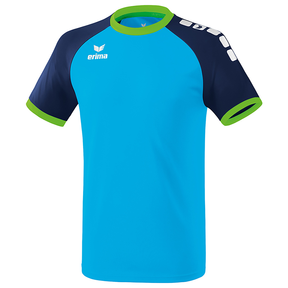 ERIMA ZENARI 3.0 JERSEY, CURACAO-NEW NAVY-GREEN GECKO KIDS. 