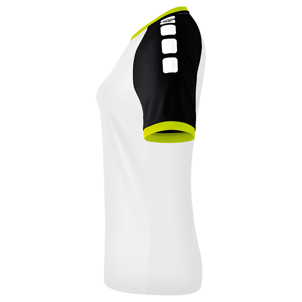 ERIMA ZENARI 3.0 JERSEY, WHITE-BLACK-LIME POP WOMEN. 