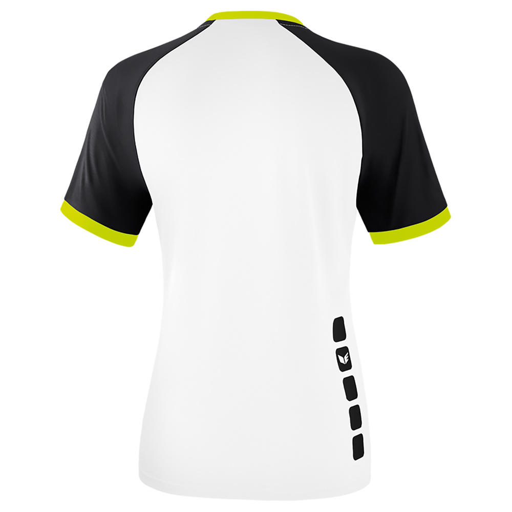 ERIMA ZENARI 3.0 JERSEY, WHITE-BLACK-LIME POP WOMEN. 