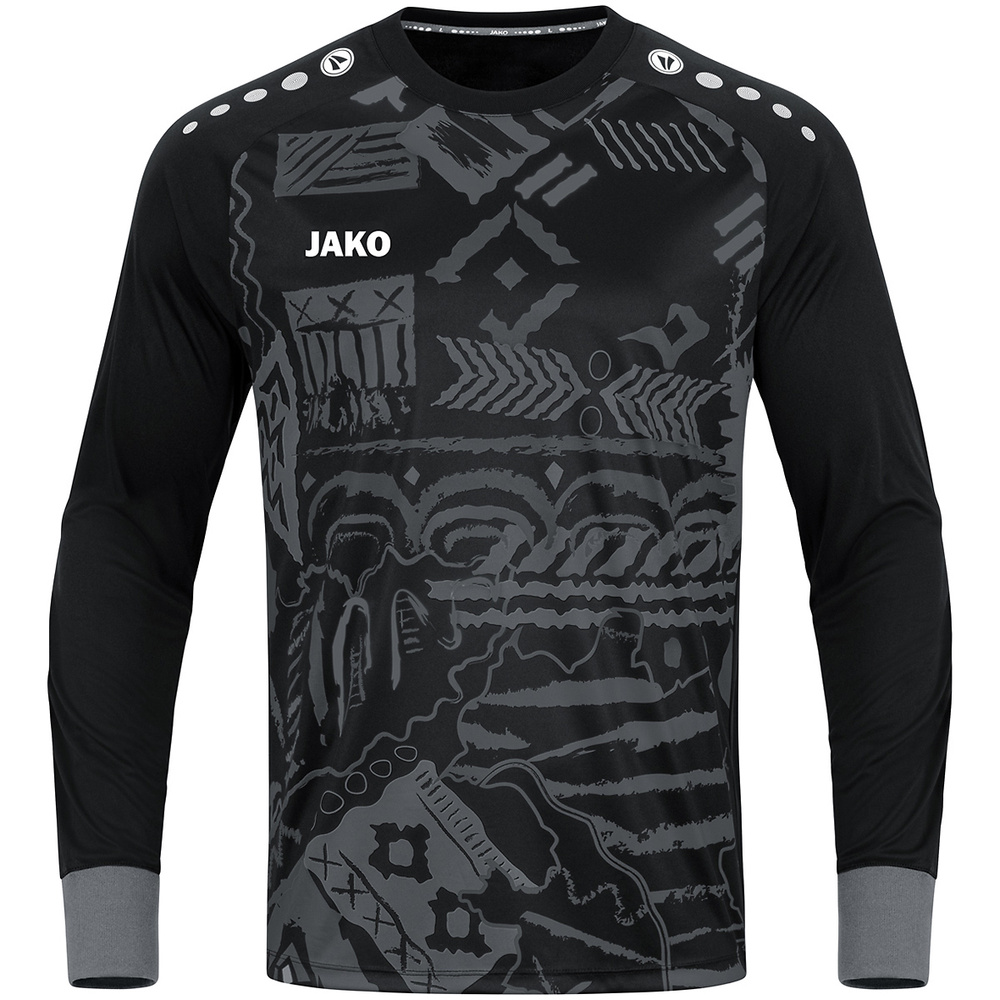 GK JERSEY JAKO TROPICANA, BLACK-ANTHRACITE KIDS. 