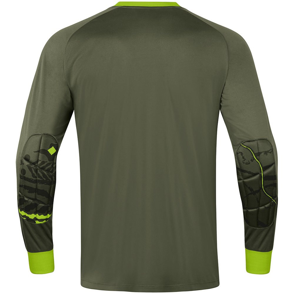 GK JERSEY JAKO TROPICANA, KHAKI-NEON GREEN KIDS. 