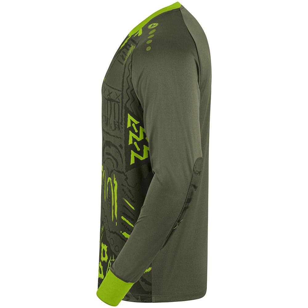 GK JERSEY JAKO TROPICANA, KHAKI-NEON GREEN MEN. 