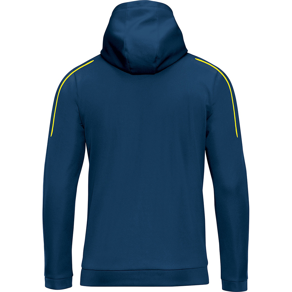 HOODED JACKET JAKO CLASSICO, NIGHT BLUE-CITRO WOMEN. 