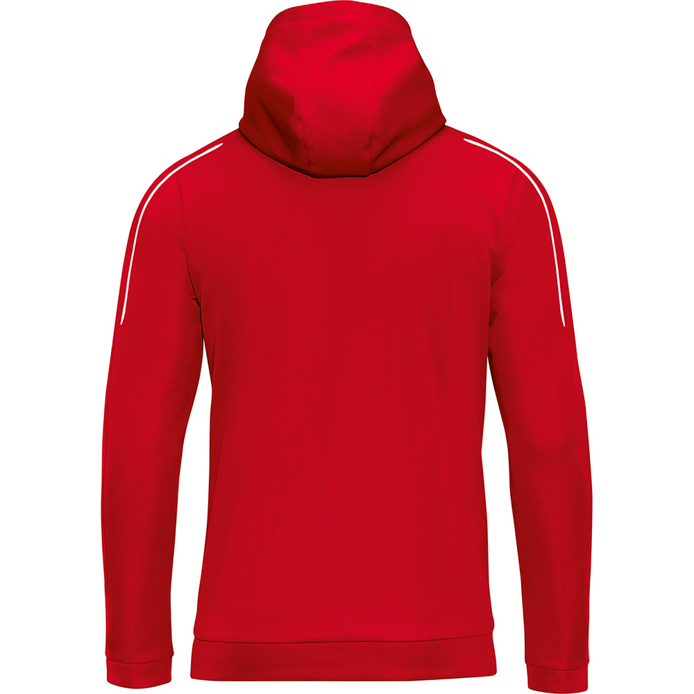 HOODED JACKET JAKO CLASSICO, RED MEN. 