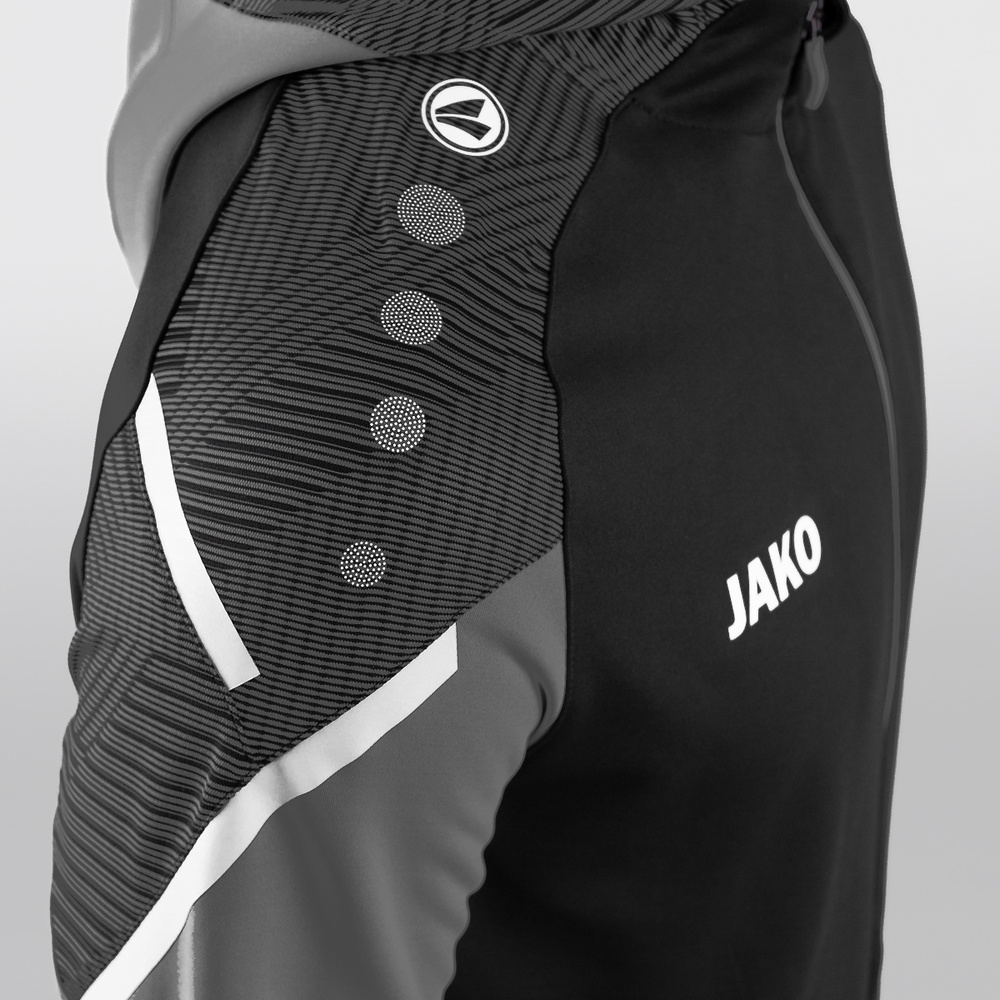 HOODED JACKET JAKO PERFORMANCE, BLACK-ANTHRA LIGHT KIDS. 