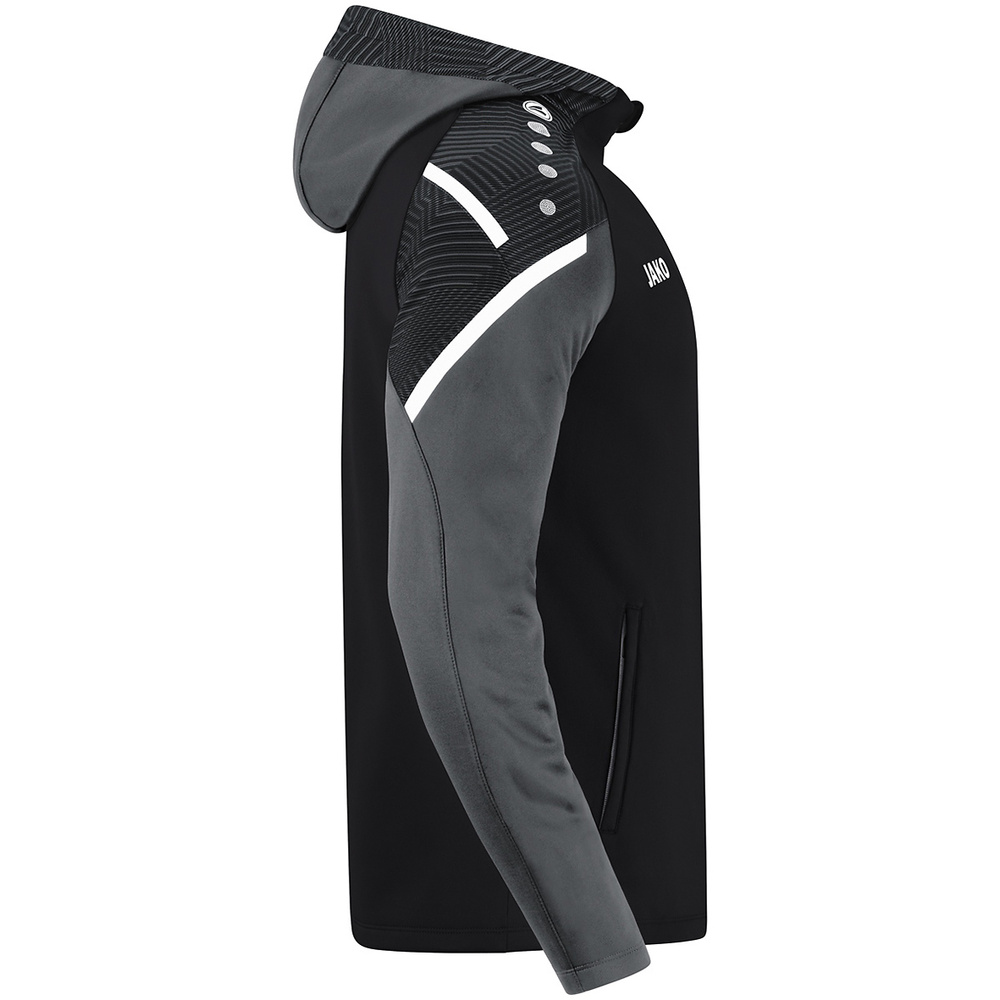 HOODED JACKET JAKO PERFORMANCE, BLACK-ANTHRA LIGHT MEN. 