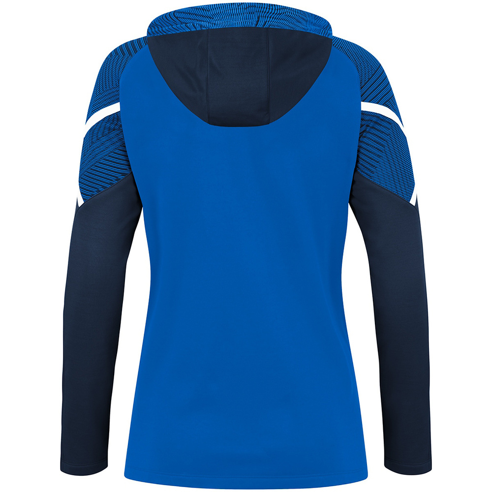 HOODED JACKET JAKO PERFORMANCE, ROYAL-SEABLUE WOMEN. 