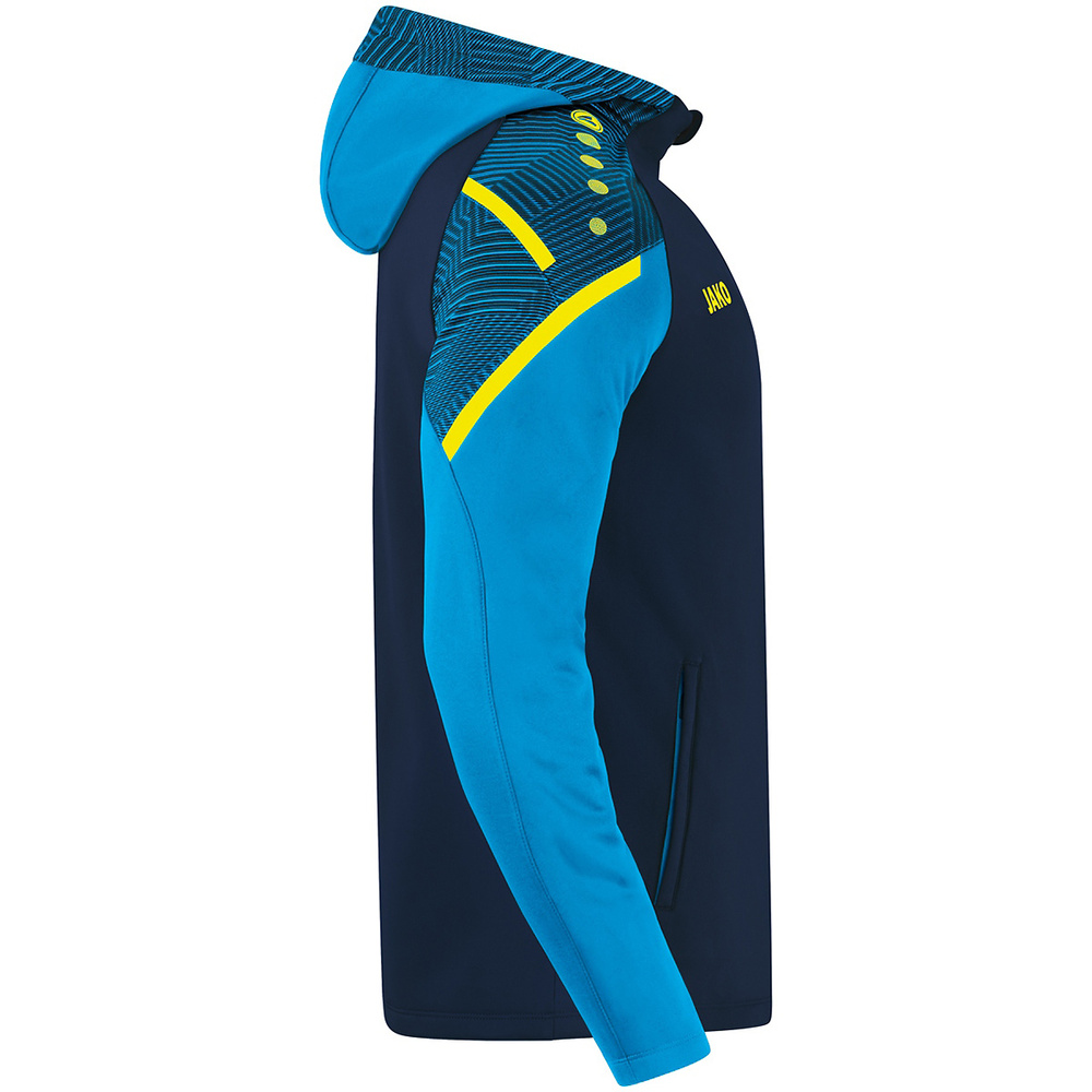 HOODED JACKET JAKO PERFORMANCE, SEABLUE-JAKO BLUE KIDS. 